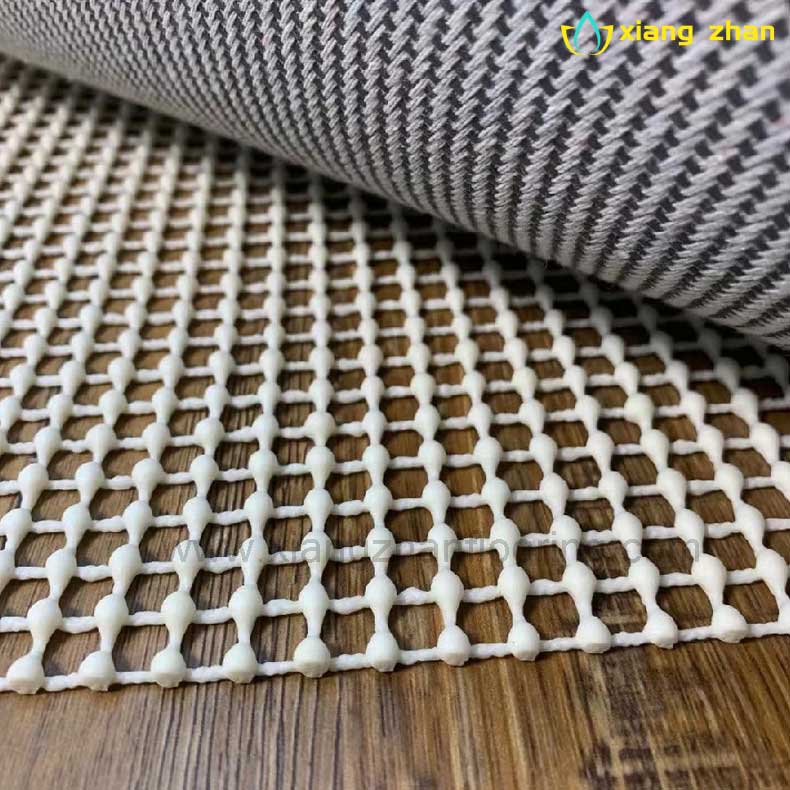 Eco-friendly washable mesh non-slip rug pad