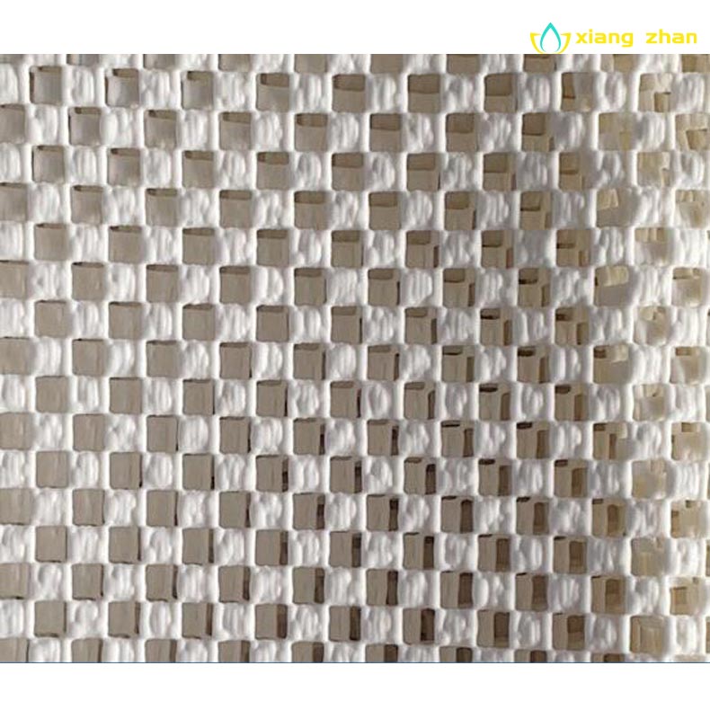 Customized size PVC mesh carpet underlay rug pad